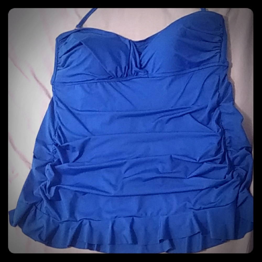 Blue bathing suit